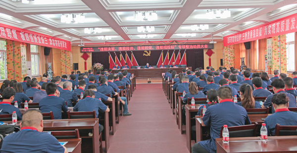 公司召開“違規(guī)決策、違規(guī)投資、違規(guī)擔(dān)保、違規(guī)招投標(biāo)”專項整治動員大會